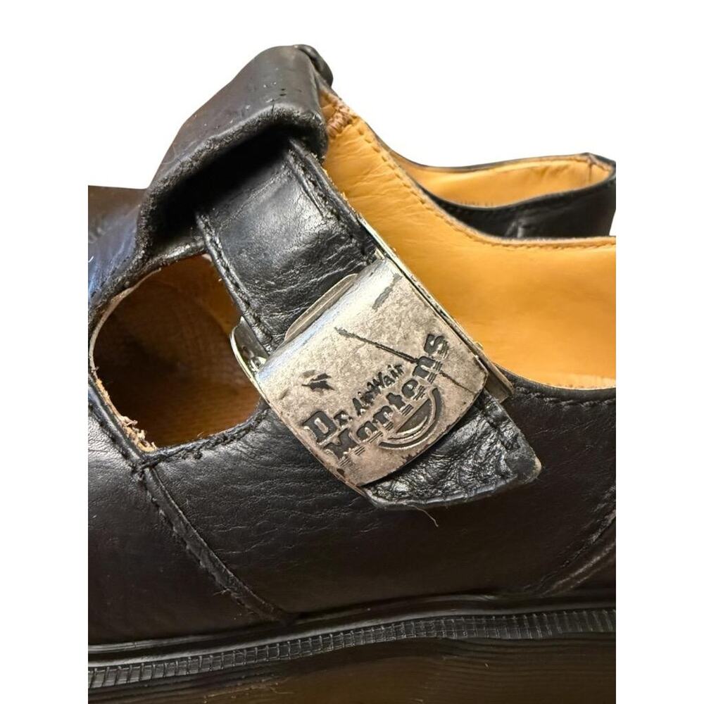 Vintage Dr Martens T Bar Mary Jane Made In England Black Women US size 8 - Picture 3 of 12